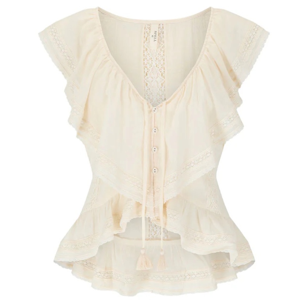 NWTS SPELL FLEUR BLOUSE (XL) - Picture 4 of 7